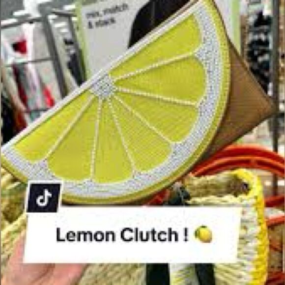 NWT Beaded Lemon Travel Folio w/ mirror jewelry storage clutch Viral On TikTok! - Picture 11 of 11